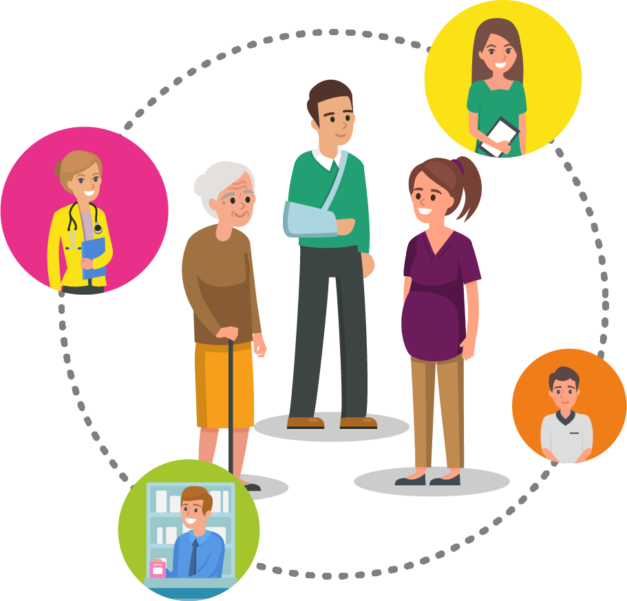 Les professionnels de santé se coordonnent pour mieux prendre en charge les patients dans leur parcours santé. C'est l'exercice coordonnée.